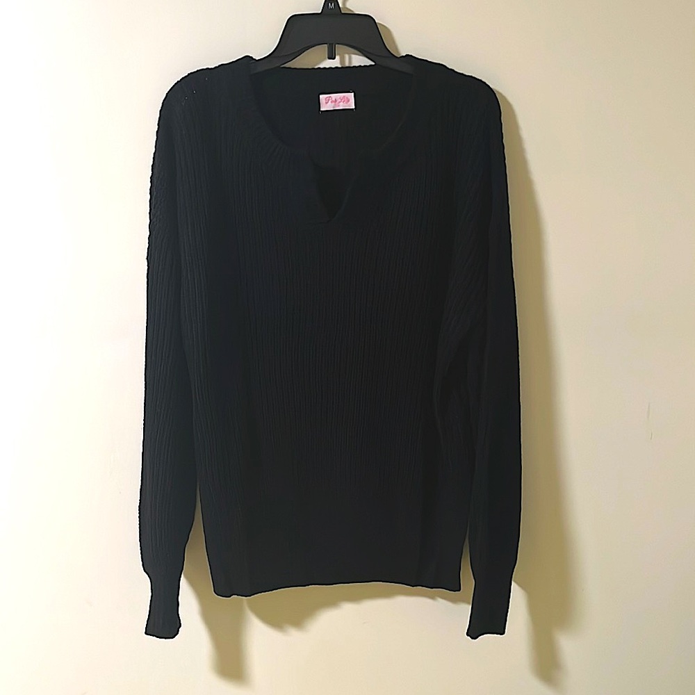 Black Pink Lily sweater. Great condition.